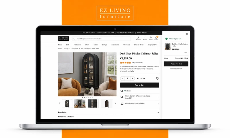VT Digital - EZ Living Furniture Magento 2 eCommerce Development