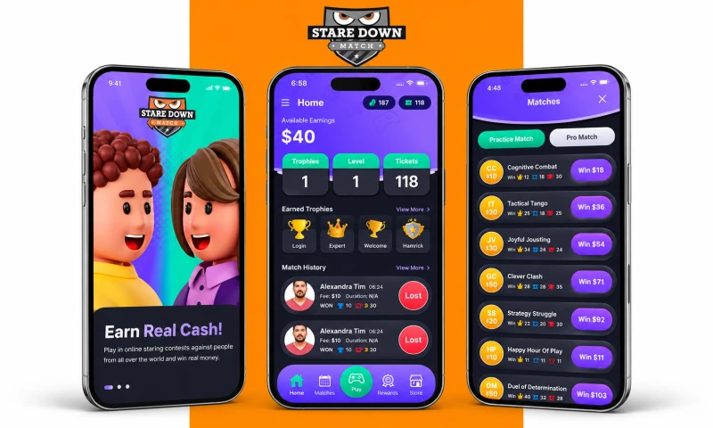 VT Digital - StareDown Multiplayer Gaming Mobile App Development