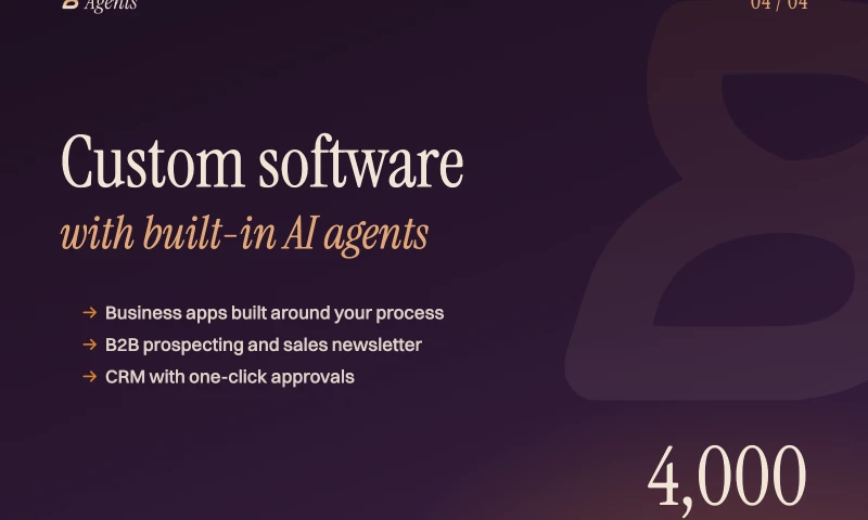 Bloch Agents - Custom business software with built-in AI agents