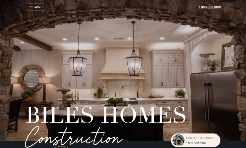 Forty-Second Street - Biles Homes Construction — Webflow Website for a Knoxville Custom Home Builder