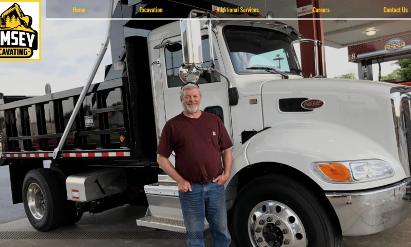 Forty-Second Street - Ramsey Excavating — Webflow Website for a Sevierville, TN Excavation Contractor