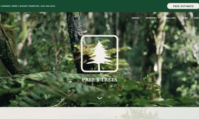 Forty-Second Street - Pree's Trees — Webflow Website for a Maryville, TN Tree Service & Arborist