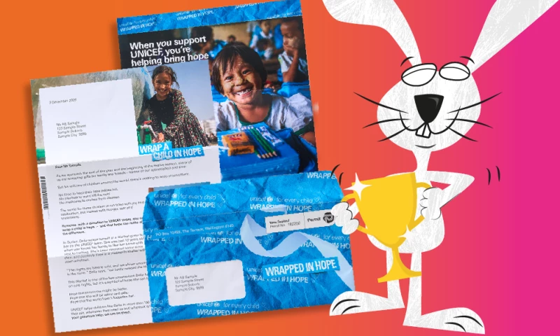 Orangebox - UNICEF wrapped in hope