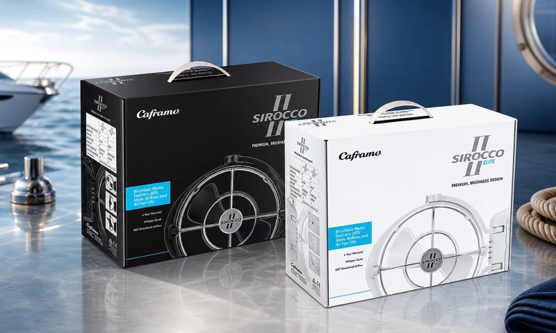 Dezino Graphist - Marine fan packaging and product brochure