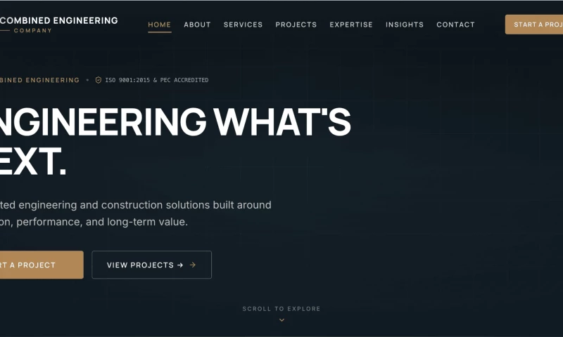 Beta hitech - Combined Engineering Company Website