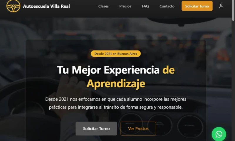 FrandoWeb - Autoescuela Villa Real - Driving School Website