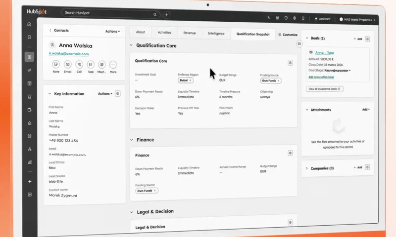 Atomify - HubSpot CRM for a Real Estate Agency