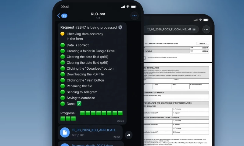 Atomify - Document Automation Bot for a Law Firm