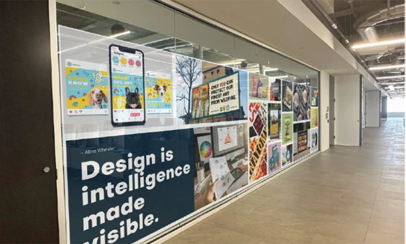 Musigraphics - Lone Star College Classroom Glass Graphics