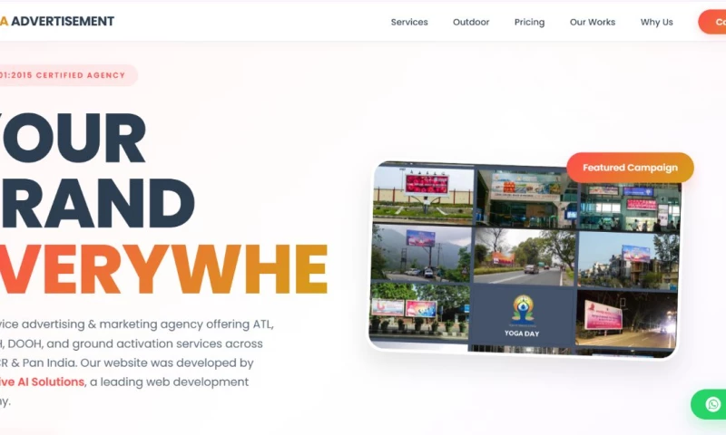 Innovative AI Solutions - Ashoka Advertisement – Advertising Agency Website