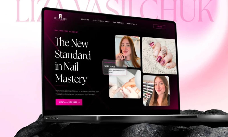 NeoDimensional - Liza Vasilchuk Nail Academy Website