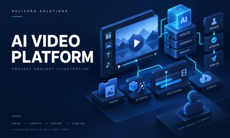 Helixora Solutions - White-Label AI Video Platform