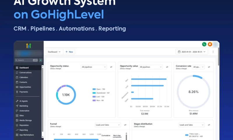 Upstack Web - AI Growth System for a Roofing Company (GoHighLevel)