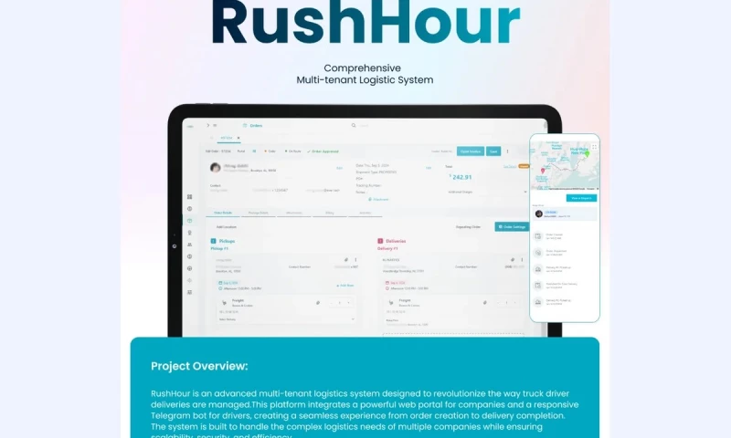Upstack Web - RushHour Multi-Tenant Logistics System