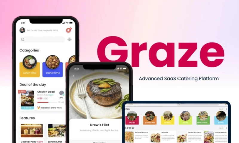 Upstack Web - Graze Catering SaaS Platform