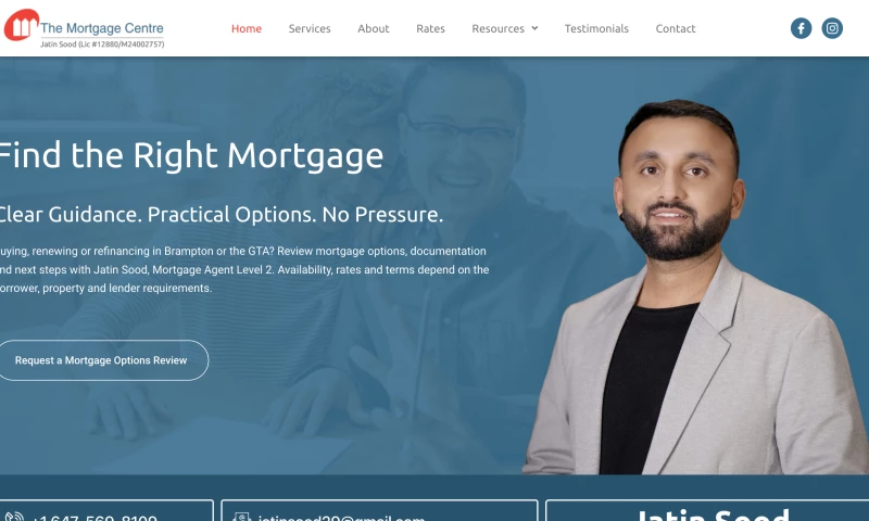 Luminary Studio - Jatin Sood - Mortgage Website Content & Enquiry Pathways