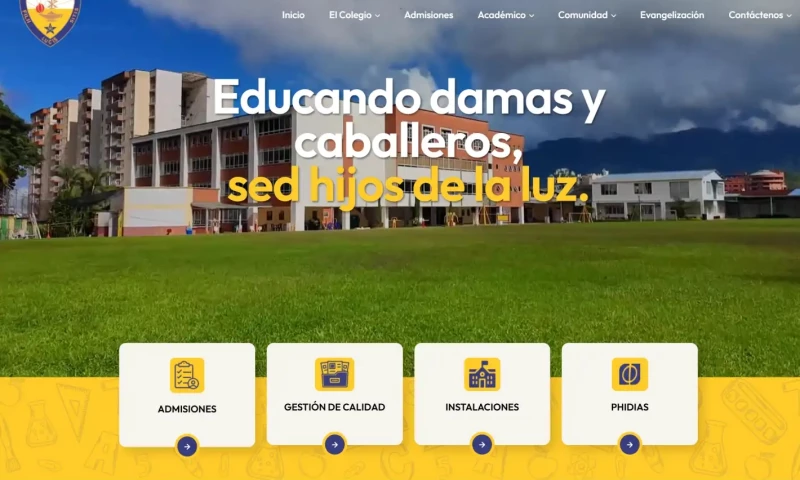 Creasotol - Colegio Tolimense Institutional Website Development