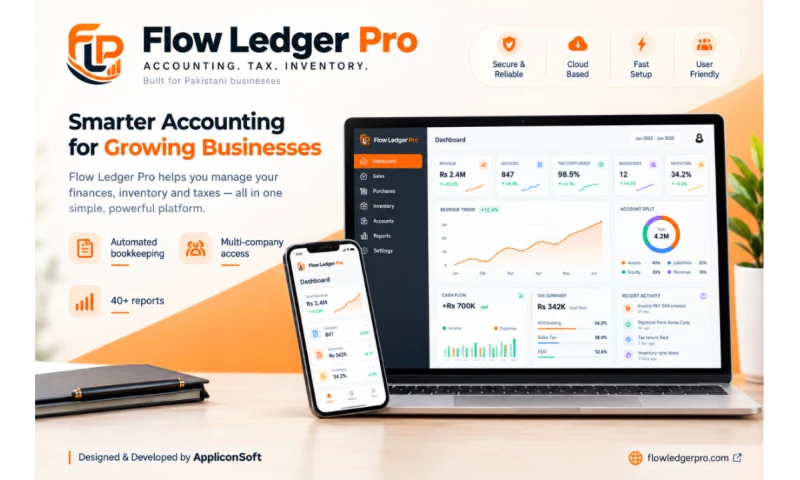 AppliconSoft LLC - Flow Ledger Pro | Accounting & ERP Software