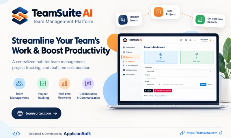 AppliconSoft LLC - TeamSuiteAI | Daily Status Reporting & Project Management Software