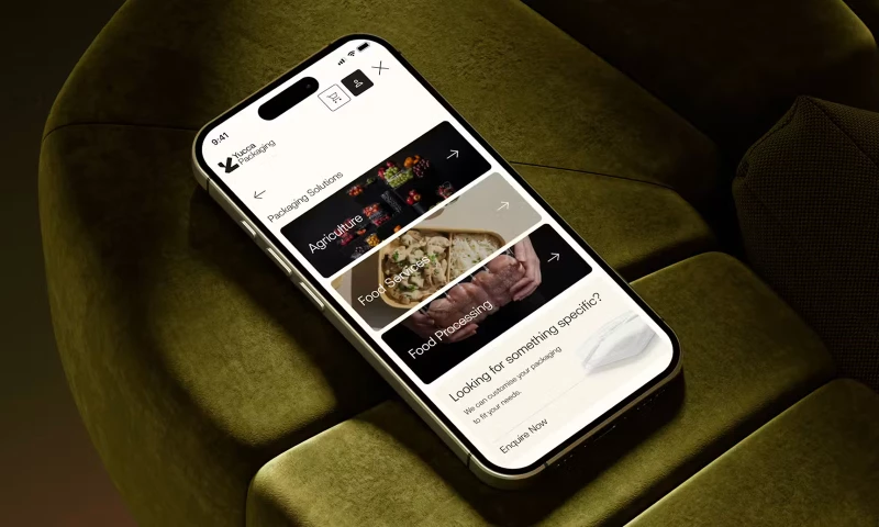 Estrela Digital Studio - Yucca Packaging Ecommerce Website