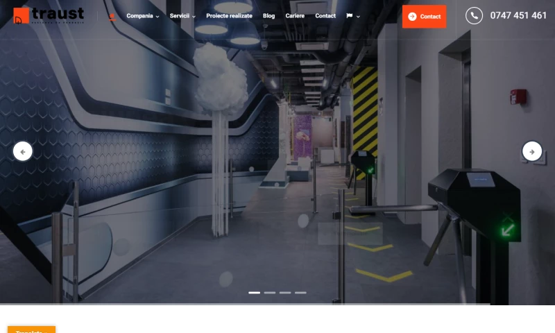 WeCode Romania - Traust – construction & installations website