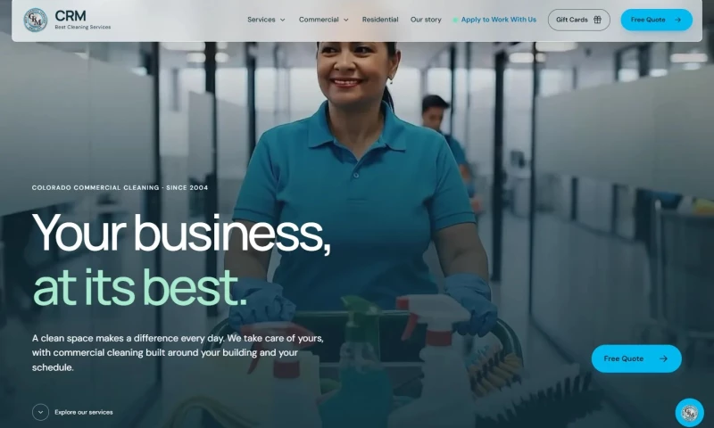 Next Genesis Sites - Website for CRM Best Cleaning Services