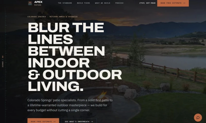 Next Genesis Sites - Website for Apex Patios