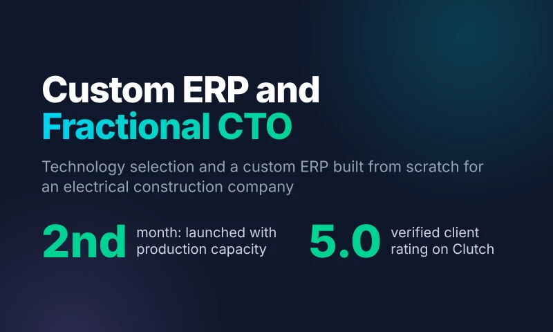 CodeBranch - Custom ERP and Fractional CTO for an Electrical Construction Company