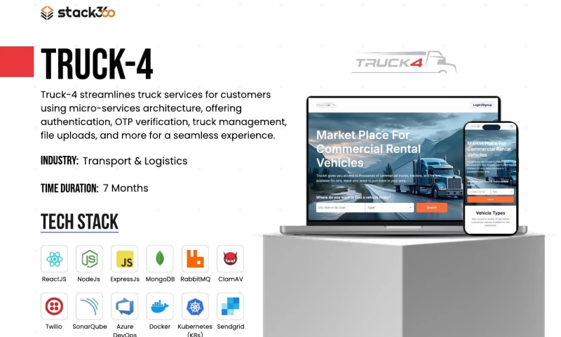 Stack360 - Truck-4: Commercial Fleet Rental Marketplace