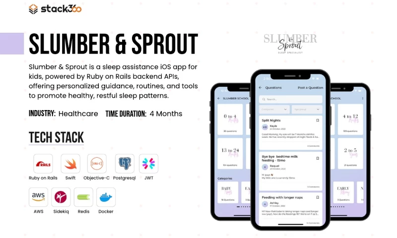 Stack360 - Slumber & Sprout: Kids Sleep App for iOS