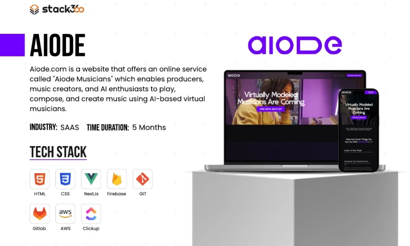 Stack360 - Aiode: AI Virtual Musicians Platform