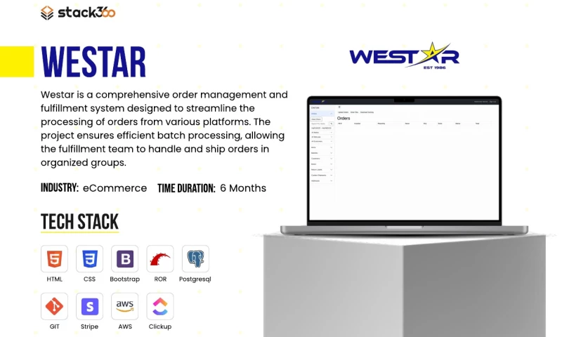 Stack360 - Westar: Order Management and Fulfilment