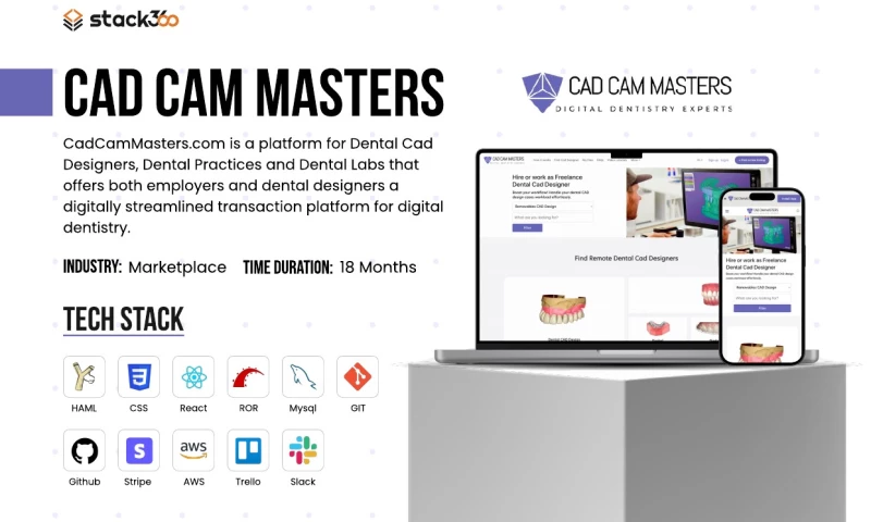 Stack360 - Cad Cam Masters: Dental CAD B2B Marketplace