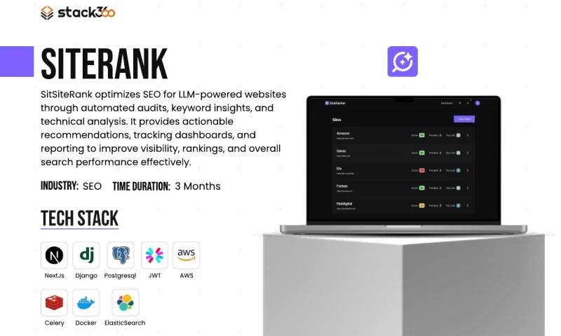 Stack360 - SiteRanker: Automated SEO for LLM-Built Sites