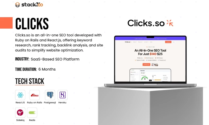 Stack360 - Clicks.so: All-in-One SEO Suite