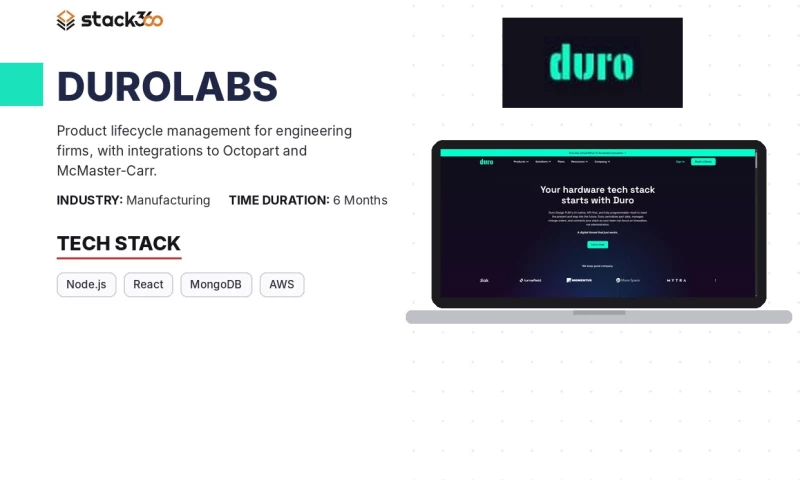Stack360 - DuroLabs: PLM for Hardware Engineering Teams