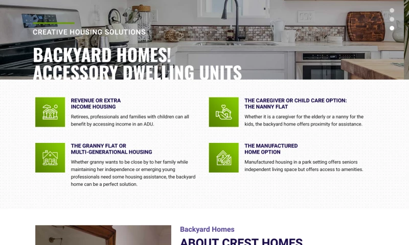 Crest Backyard Homes