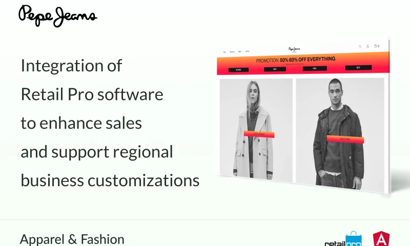 Integration of Retail Pro software to enhance sales and support regional business customizations