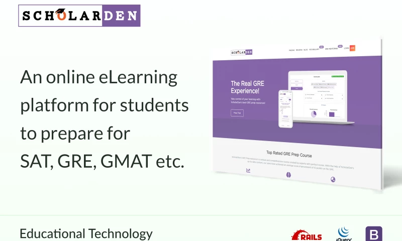 An online & cost-effective platform for students to prepare for SAT, GRE, GMAT etc.