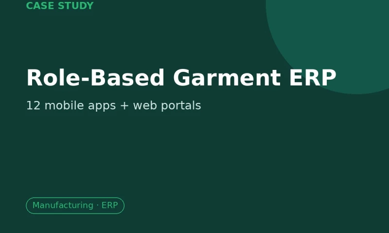 GoMilestone - Role-Based ERP & Mobile Apps for an Apparel Manufacturer