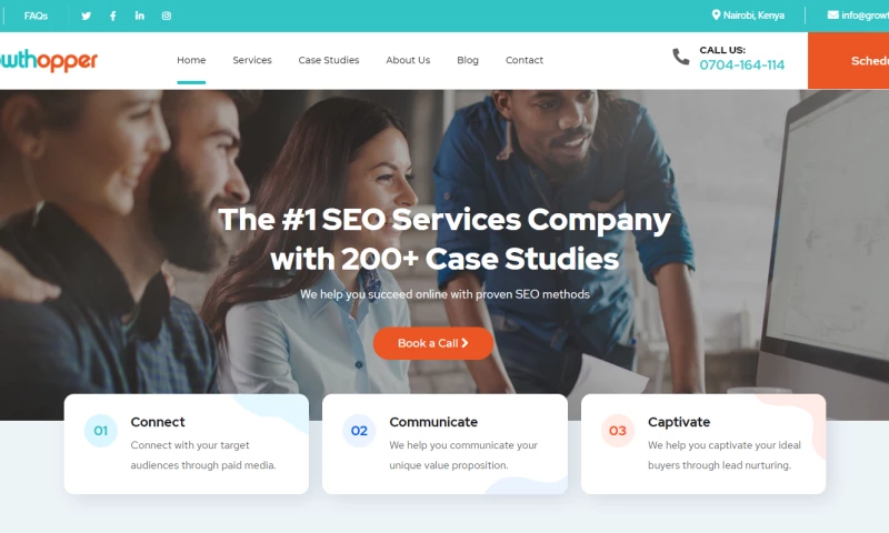 Qodewire - Digital Marketing Agency Website