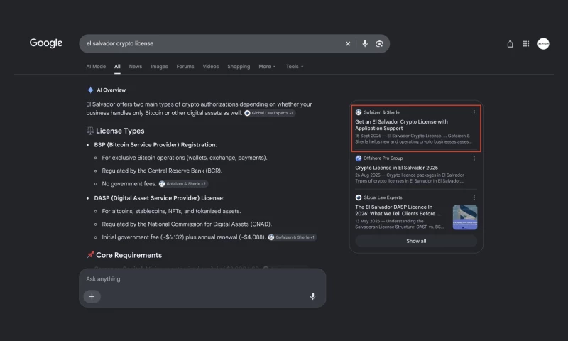 Chyzh Agency - Gofaizen & Sherle: cited inside the Google AI Overview answer, first in ChatGPT's shortlist