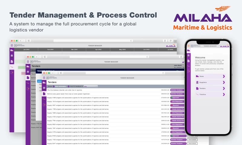 Tender Management & Process Control