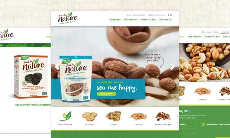 Digital Yalo - Back to Nature website