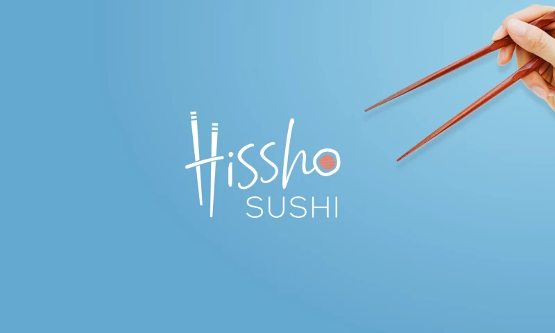 Hissho Sushi branding