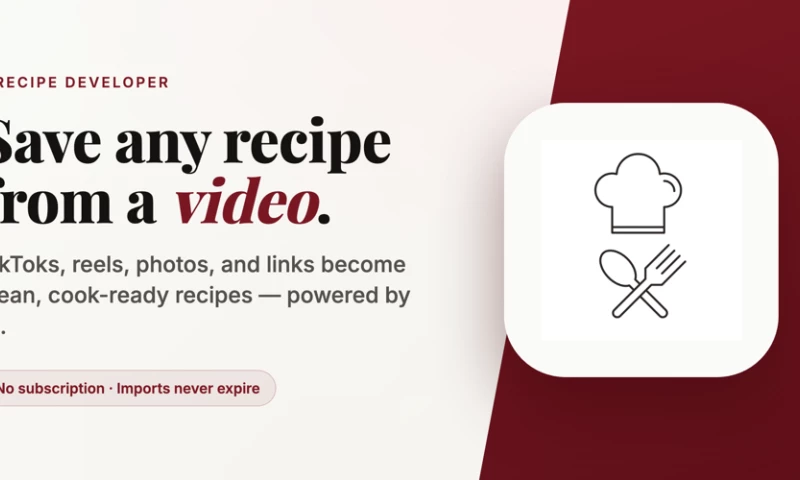 Brass Lantern Studios - Recipe Developer: AI recipe import app (iOS)