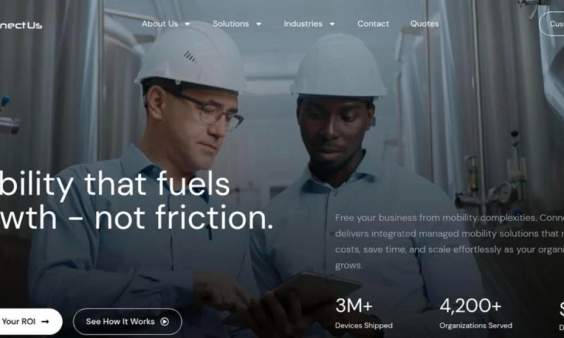 TKX Media - ConnectUs Website Design & Development