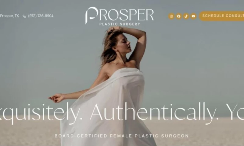TKX Media - Prosper Plastic Surgery Website Design