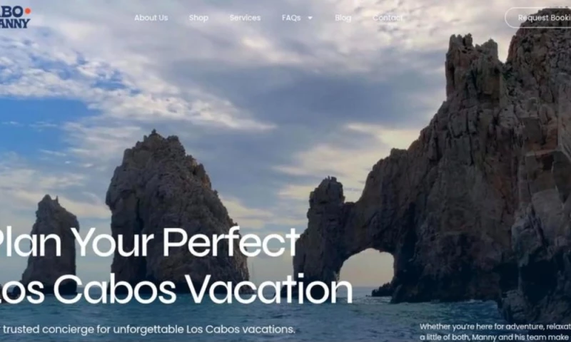TKX Media - Cabo by Manny Travel Concierge Website