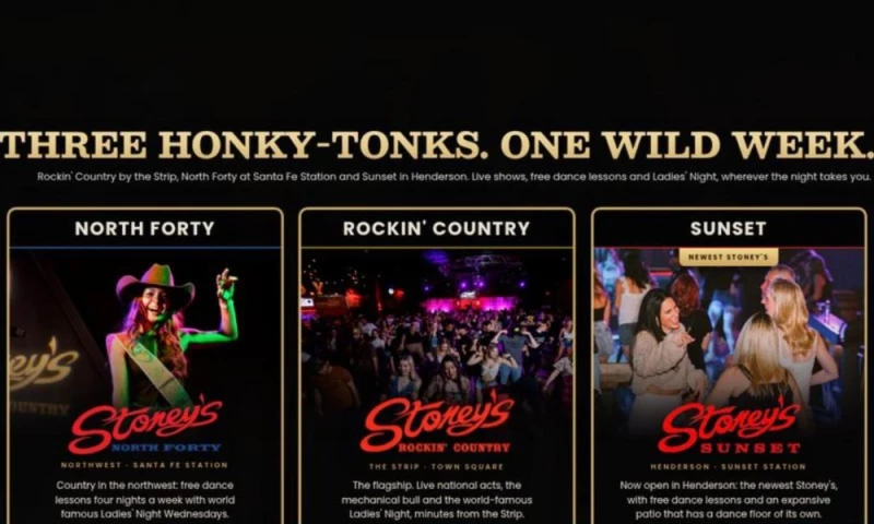 TKX Media - Stoney's Multi-Venue Website